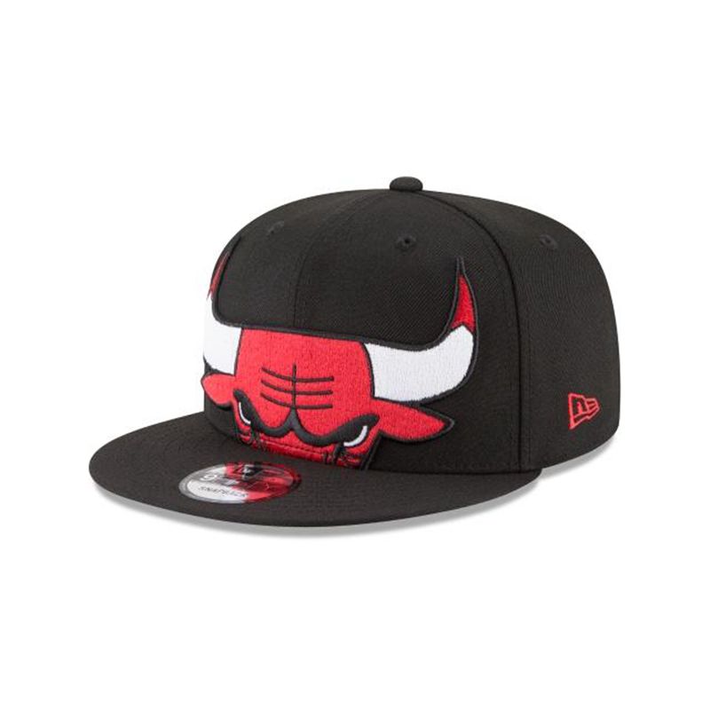 NBA Chicago Bulls Y2k Big Under 9Fifty Snapback (AQG6234) - Black New Era Caps